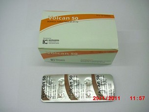 Diclofenac Sodium Tablets BP 50mg <em>(Volcan 50mg)</em>