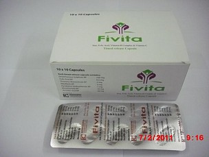Ferrous Sulphate + Folic acid & Vitamin C + Vit: B <em>(Fivita)</em>